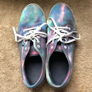 Lightly Used Galaxy Vans - Size 9 BUY NOW